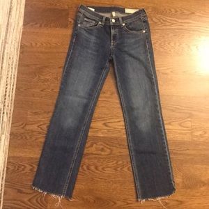 Rag and Bone Straight Leg Cropped Jean 27 NEW